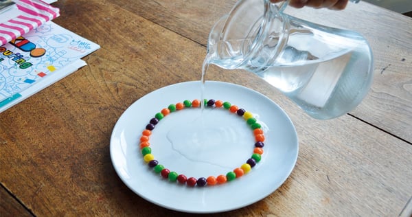 OKIDO Skittles Activity - Pouring Water