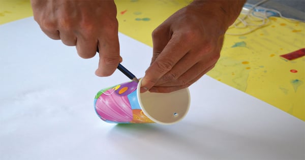 OKIDO Pendulum Paint Activity Side Holes