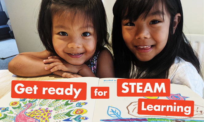 Preparing your child in early years through learn through play STEAM